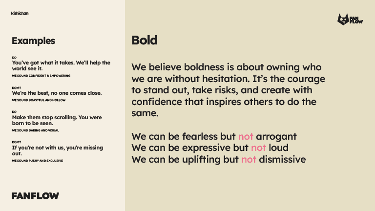 FANFLOW-GUIDELINES - Brand Identity for Startups and Brands - Kivoro Creative Agency - Render 15